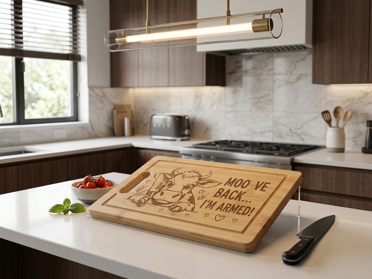 Mad Cow Chopping Board