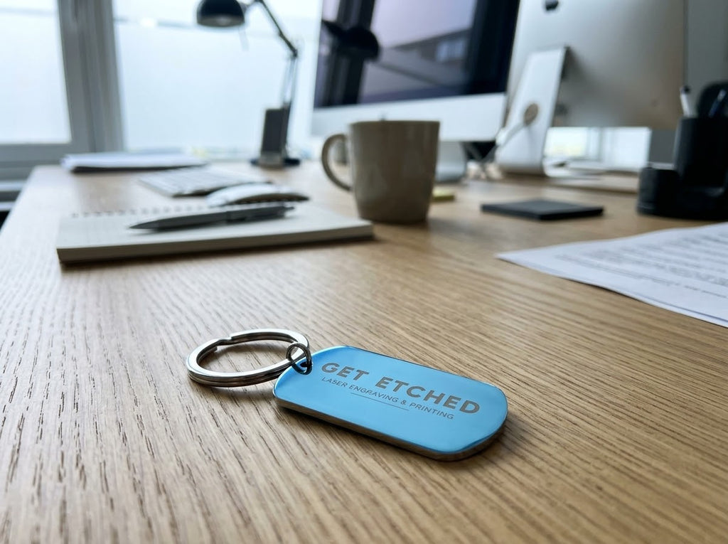 Stainless Steel Personalised Keyring