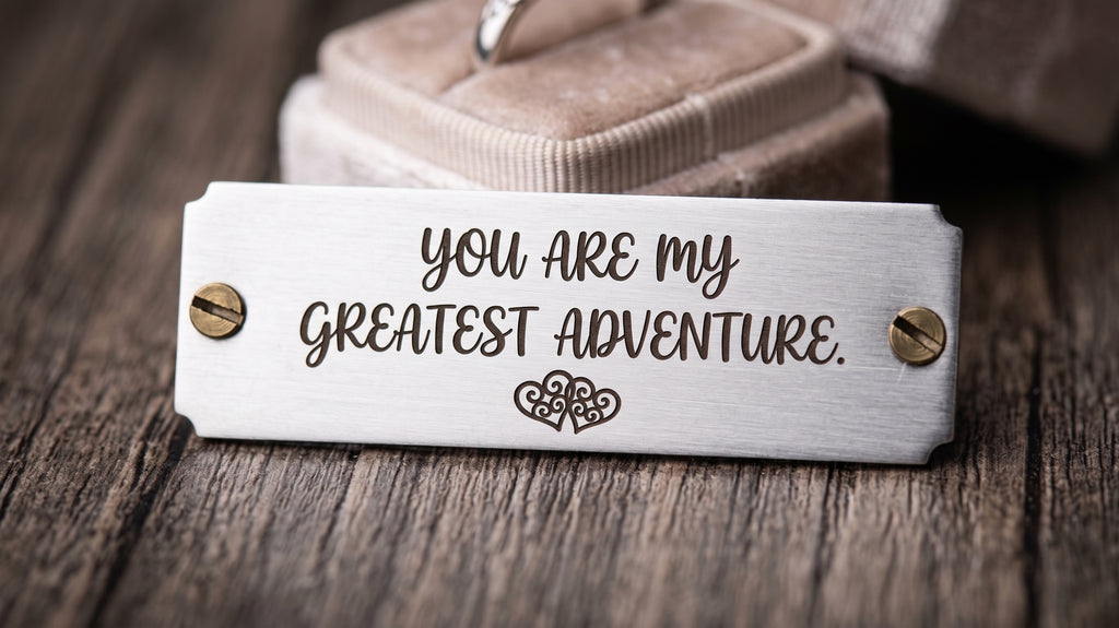 Silver Name Plate