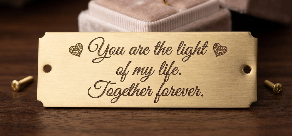 Gold Name Plate Medium