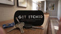 Personalised Black Aluminium Tag