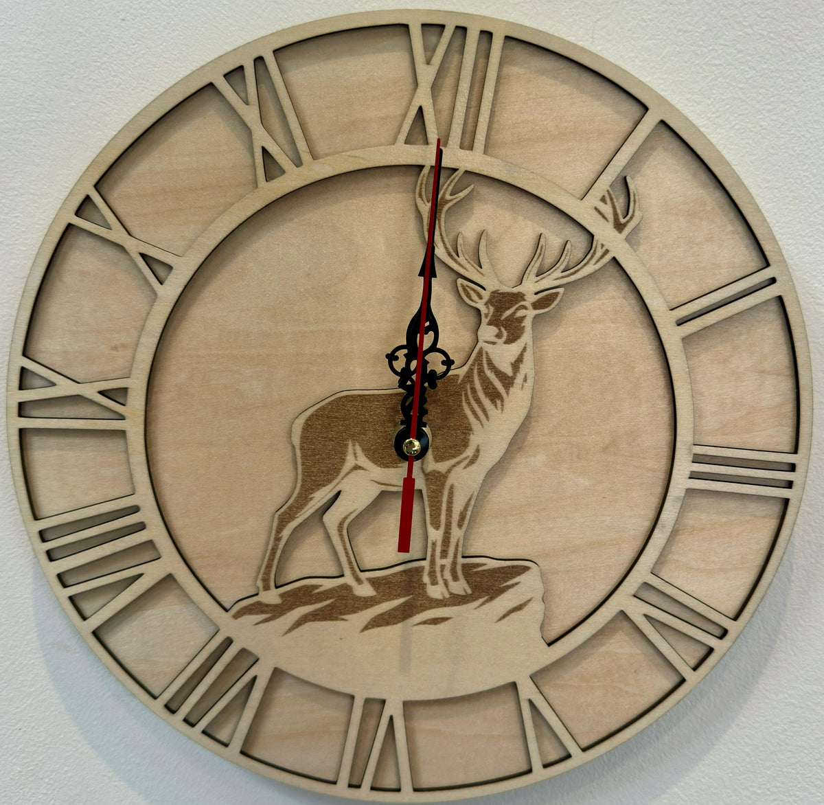 Stag Wall Clock