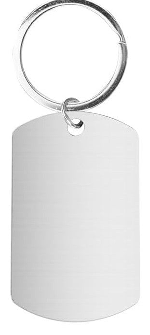 Stainless Steel Personalised Keyring