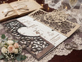 Wedding invitation with cover