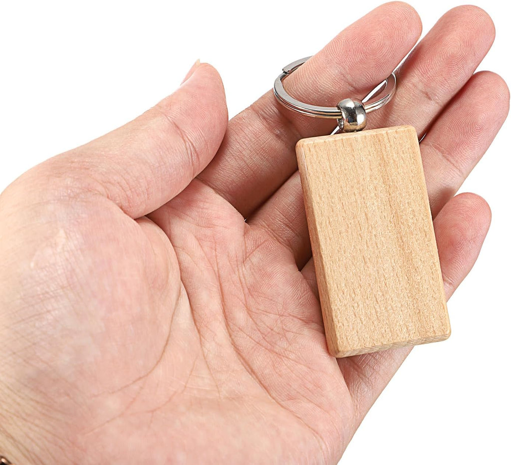 Personalised Wooden Keyrings